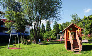 Spielplatz am Dorfplatz in Feldkirchen