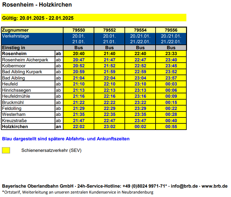 Fahrplanänderung2 20