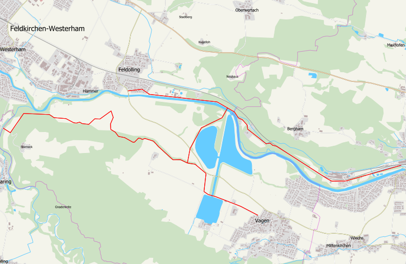 Radweg Feldolling Vagen