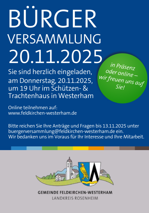 Bürgerversammlung 2025