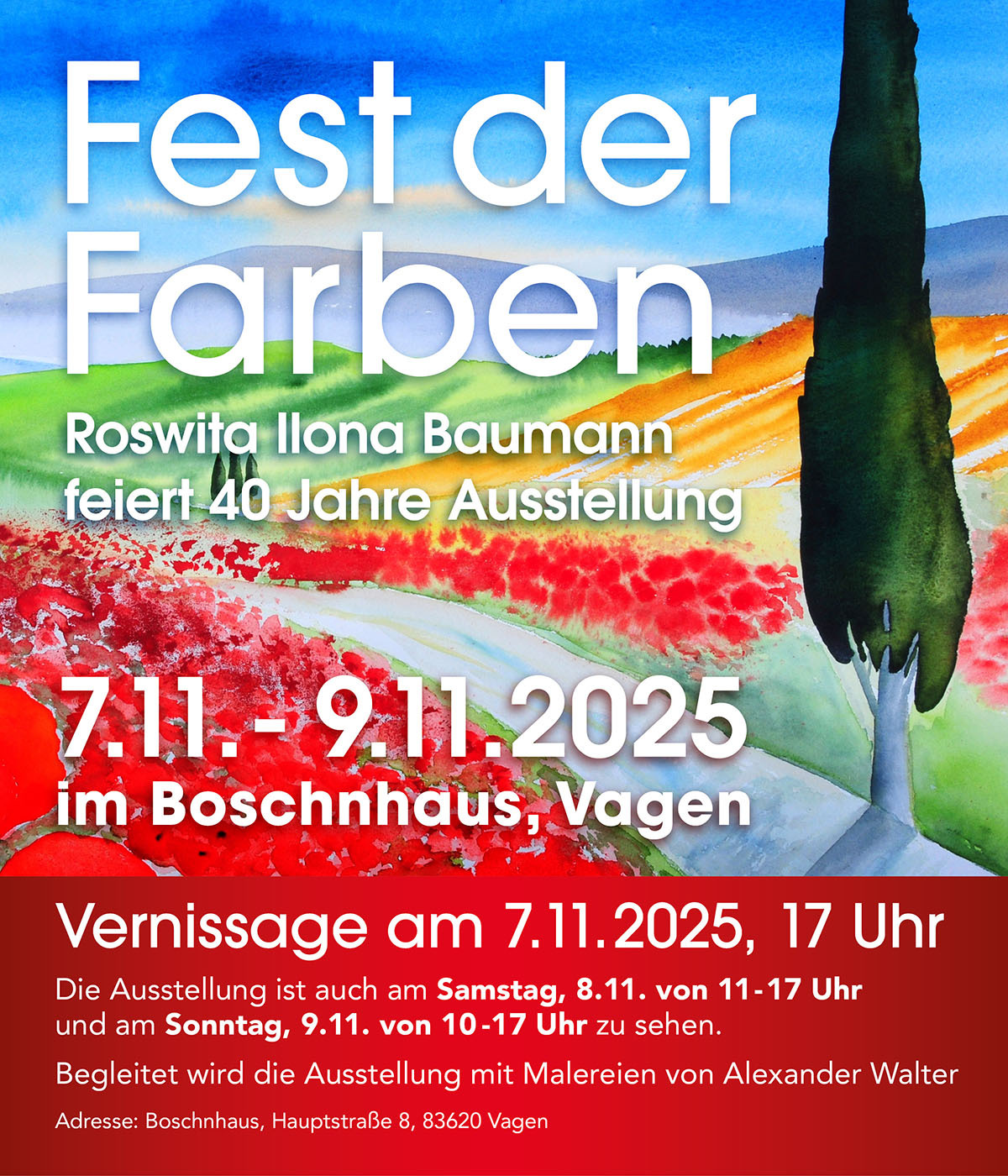 Roswita Ilona Baumann 40Jahre Ausstellung 2025