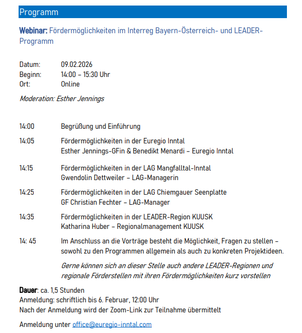 Webinar LEADER2