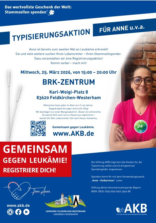 Typisierungsaktion 25.03.2026