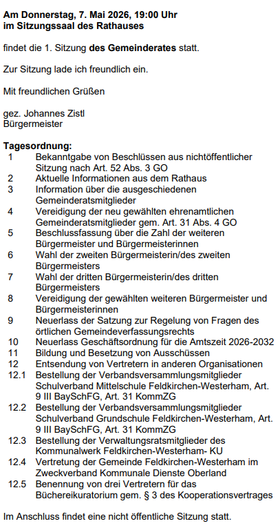 Tagesordnung 07