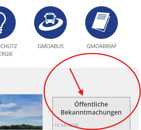Bekanntmachungen HP