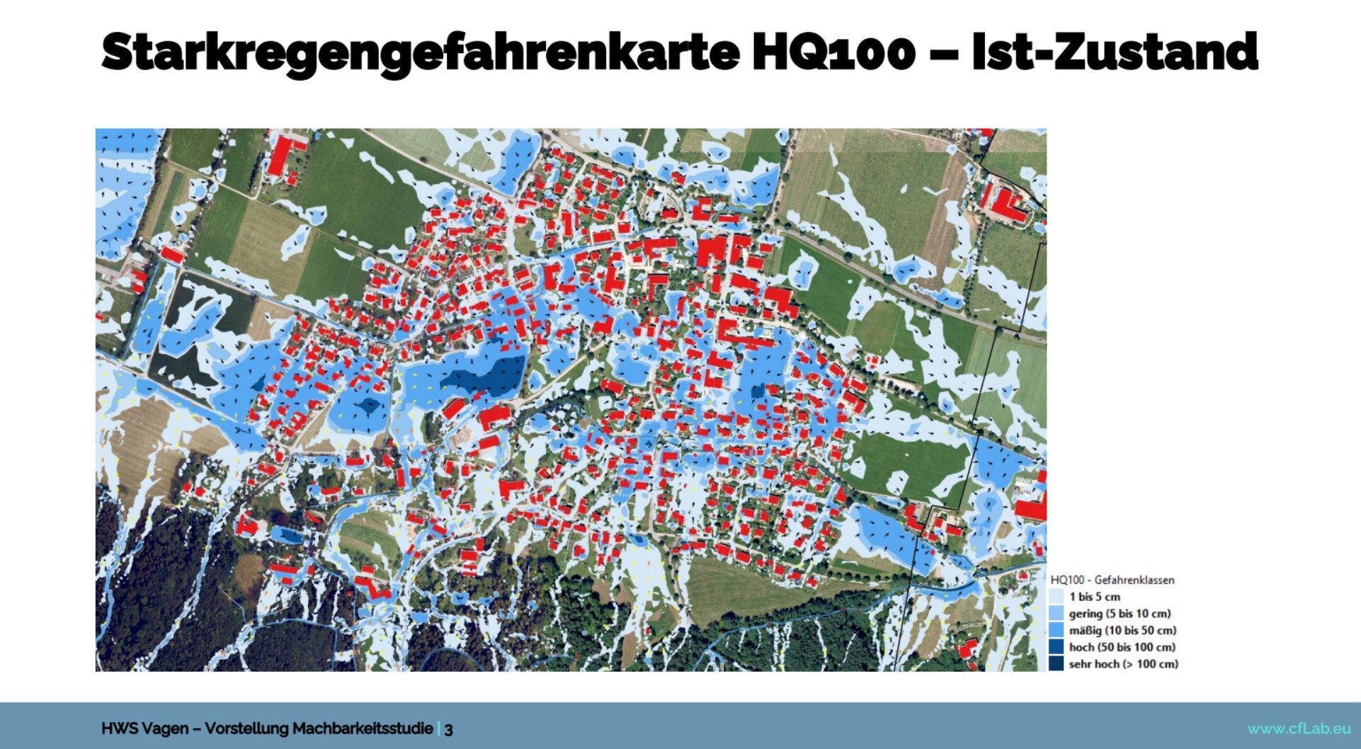 Starkregengefahrenkarte